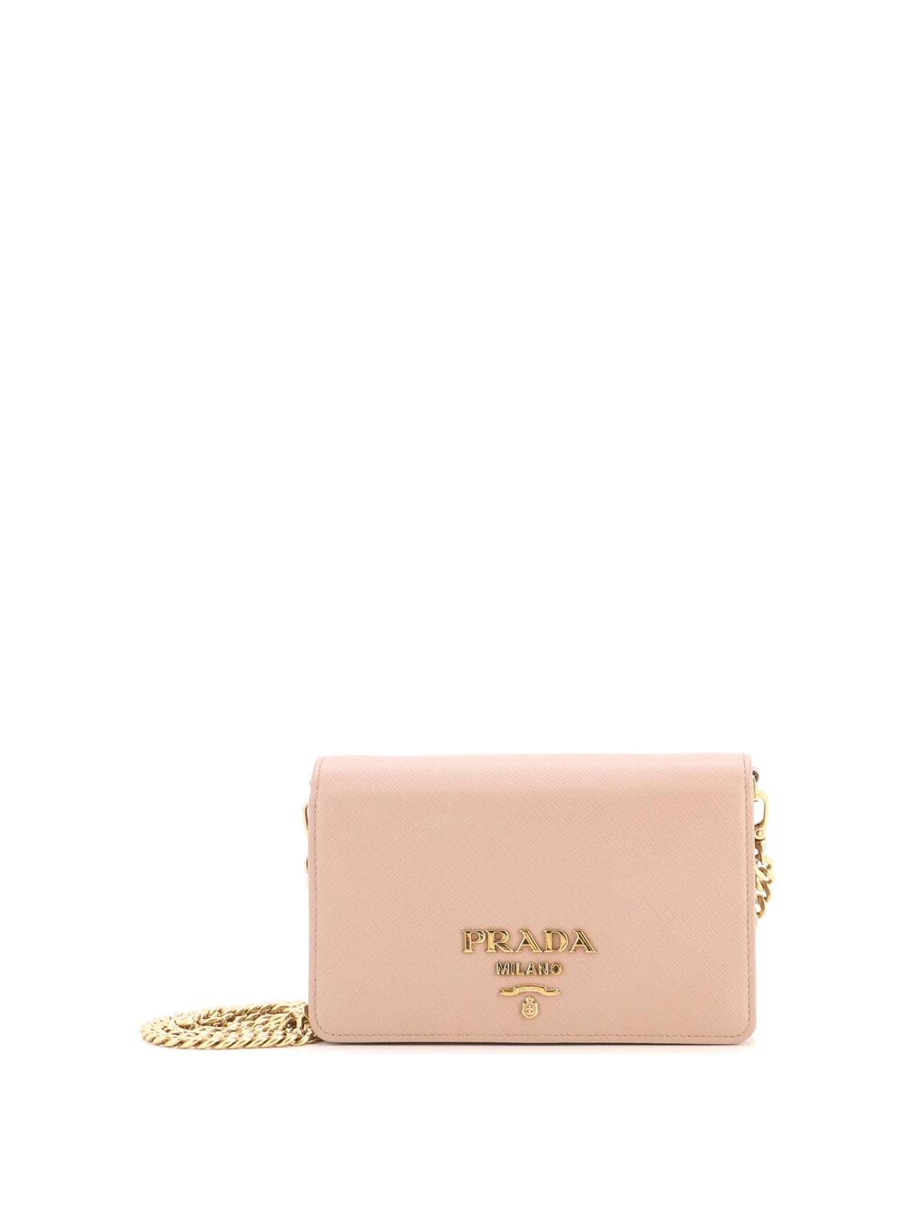 Prada Chain Wallet Crossbody Saffiano #340438P99B